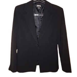 Vintage KASPER Black Fitted Blazer Jacket !!! Size 4